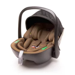 4BABY Neo I-size 40-87 cm babahordozó - Mokka