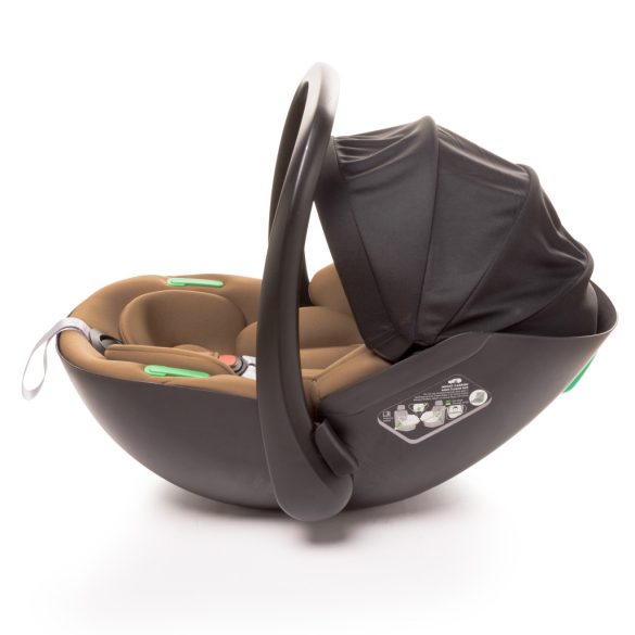 4BABY Neo I-size 40-87 cm babahordozó - Mokka