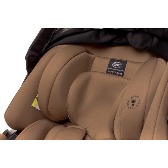 4BABY Neo I-size 40-87 cm babahordozó - Mokka
