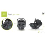 4BABY Neo I-size 40-87 cm babahordozó - Graphite