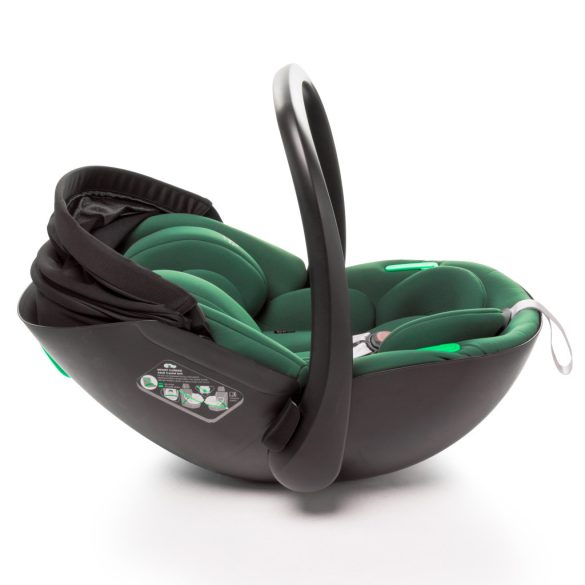 4BABY Neo I-size 40-87 cm babahordozó - Dark Green