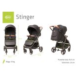 4Baby Stinger sport babakocsi-Black