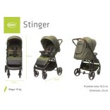 4Baby Stinger sport babakocsi-Khaki