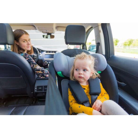 4Baby Vel-Fix i-Size 40-150cm biztonsági gyerekülés-Grey