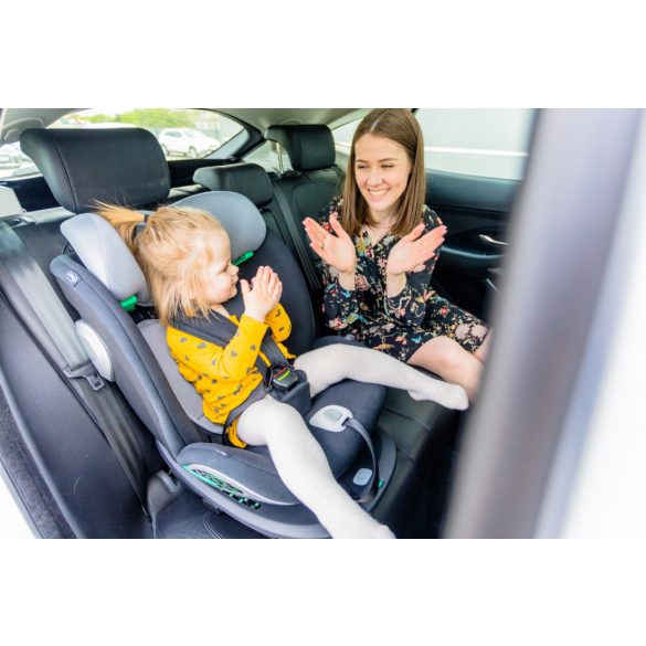 4Baby Vel-Fix i-Size 40-150cm biztonsági gyerekülés-Grey