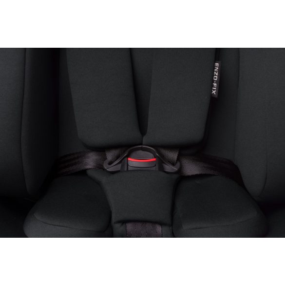4Baby Enzo-Fix i-Size 40-150cm biztonsági gyerekülés-Black