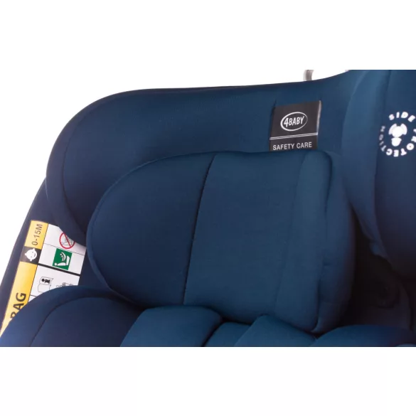 4Baby Enzo-Fix i-Size 40-150cm biztonsági gyerekülés-Navy Blue
