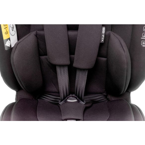 4Baby Go-fix i-Size 76-150cm biztonsági gyerekülés-Black