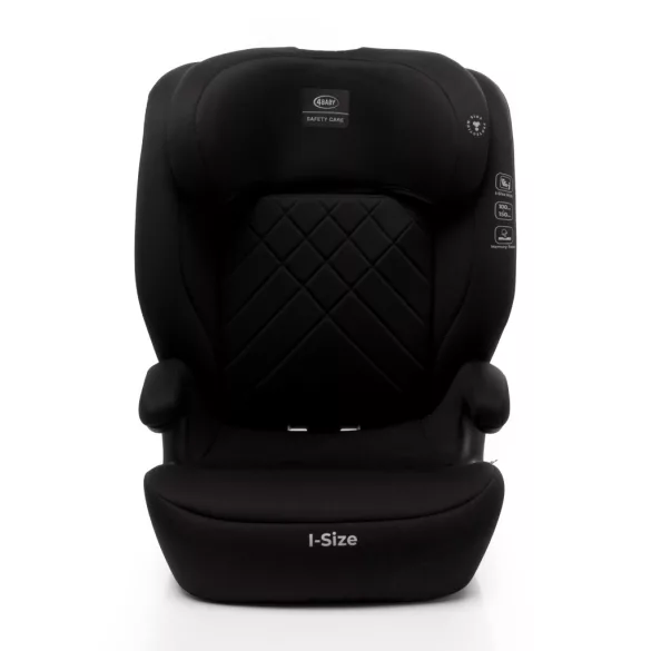 4BABY Nero I-Size 100-150 cm biztonsági gyerekülés-Black