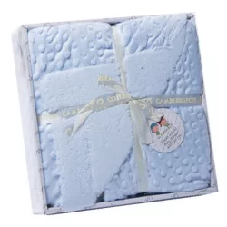 Gamberritos takaró plüss/sherpa 80x110cm kék 9387