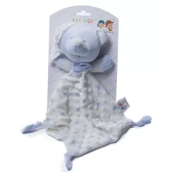   Gamberritos szundikendõ plüss buborékos anyagú csillag-mintás hálósapkás maci kék 10177