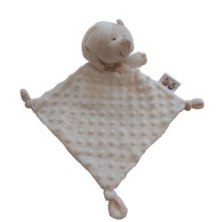   Gamberritos szundikendõ - plüss buborékos anyagú maci bézs 10702