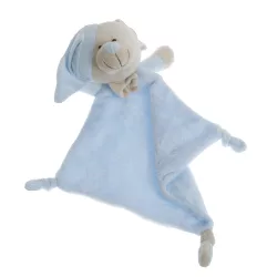   Gamberritos szundikendõ plüss maci és csillagmintás hálósapkás maci kék 10877