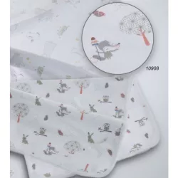 Gamberritos takaró pamut rókás 80x80cm 10908