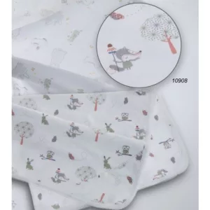 Gamberritos takaró pamut rókás 80x80cm 10908