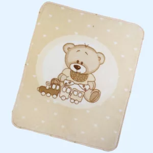 Gamberritos takaró plüss 80x90cm becipzározható bézs 11032