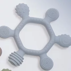 Gamberritos rágóka szilikon szürke 11021