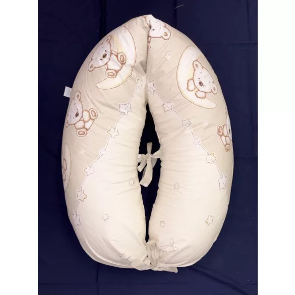 DOMBABY terhességi és szoptatós párna 30x120 cm BÉZS CSILLAGOS