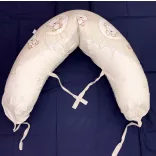 DOMBABY terhességi és szoptatós párna 30x120 cm BÉZS CSILLAGOS
