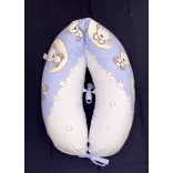 DOMBABY terhességi és szoptatós párna 30x120 cm KÉK CSILLAGOS