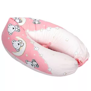 DOMBABY terhességi és szoptatós párna 30x120 cm PINK CSILLAGOS