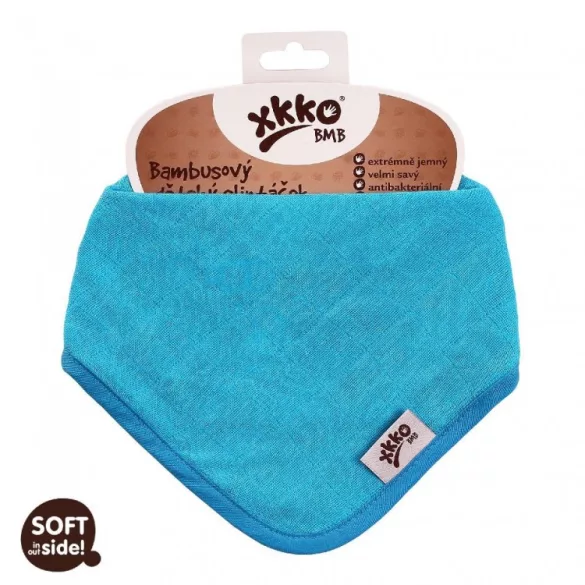 Xkko nyálkendõ patentos bambusz kék BMBBND006
