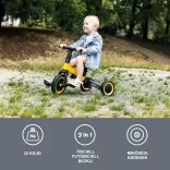 Zopa tricikli 3in1 tolókarral Lunar Grey