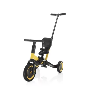 Zopa tricikli 3in1 tolókarral Empire Yellow