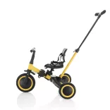 Zopa tricikli 3in1 tolókarral Empire Yellow