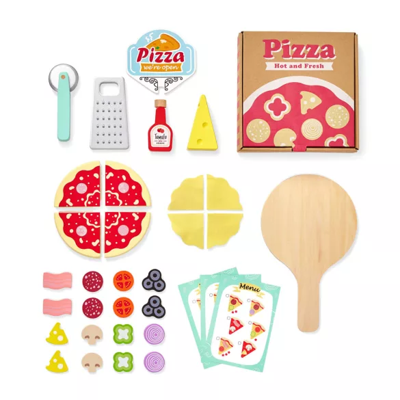 Zopa fa pizzéria játékkészlet