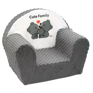 New Baby fotel wellsoft Cute Family szürke