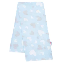 New Baby pelenka tetra kék szívecskék
