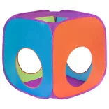 Baby Mix gyermek sátor 3az1-ben 3 részes narancs-kék