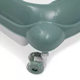 Baby Mix bébikomp kormánykerékkel szilikon kerekek zöld