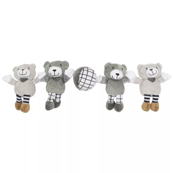 Baby Mix zenélõ-forgó kis maci szürke