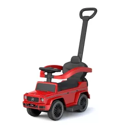 Baby Mix bébitaxi tolókarral Mercedes Benz G-Class piros
