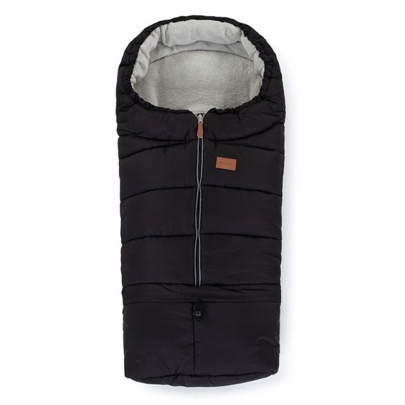 Petite and Mars Téli szett Jibot 3in1 bundazsák és kézmelegítõ kesztyû babakocsira Jasie Ink Black