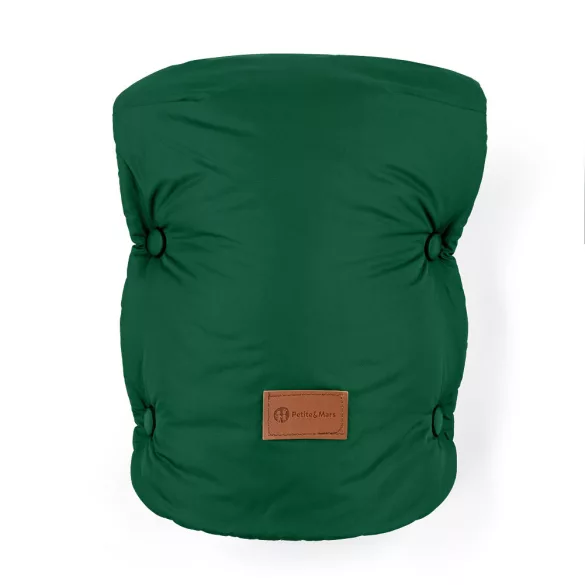 Petite and Mars Téli szett Jibot 3in1 bundazsák és kézmelegítõ kesztyû babakocsira Jasie Juicy Green