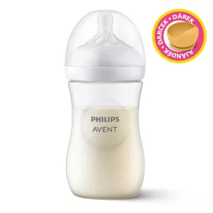 Philips AVENT cumisüveg Natural Response 260ml - most Petite and Mars szilikon tálkával