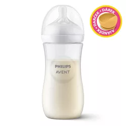   Philips AVENT cumisüveg Natural Response 330ml - most Petite and Mars szilikon tálkával