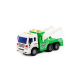 POLESIE műanyag vontatóautó fényekkel, hangokkal FEHÉR/ZÖLD