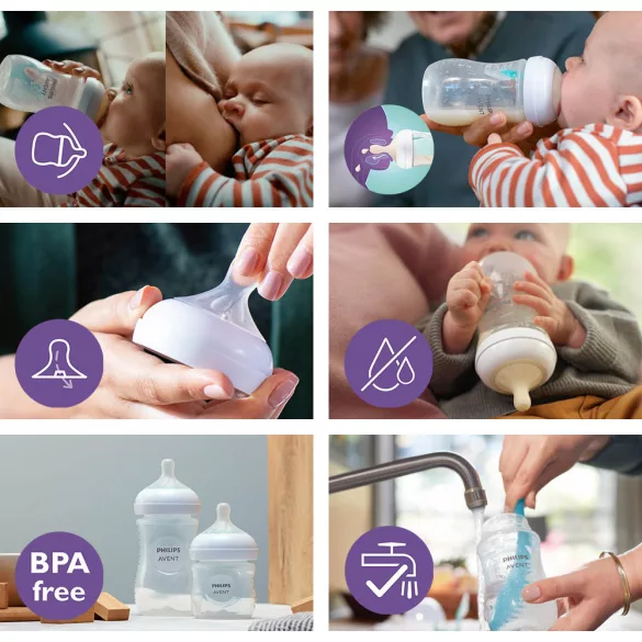 Philips AVENT cumisüveg Natural Response AirFree szeleppel 125ml