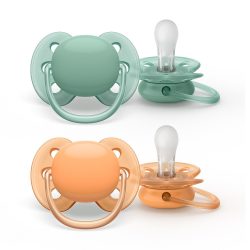   Philips AVENT játszócumi Ultrasoft Premium neutral 0-6hó 2db