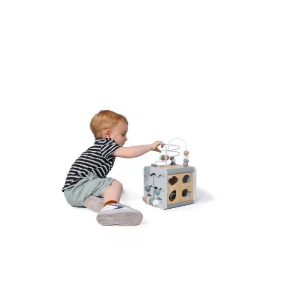 Label-Label Fa készségfejlesztő kocka - Kék