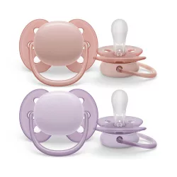   Philips AVENT játszócumi Ultrasoft Premium neutral 0-6hó lányos 2db