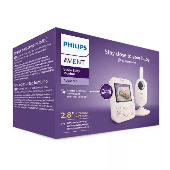 Philips AVENT bébiõr kamerás - SCD881