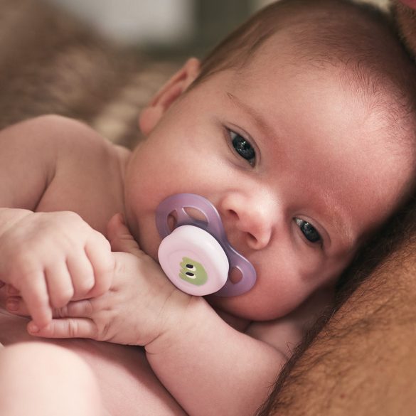 Philips AVENT játszócumi Ultra Start mintás 0-2hó lányos 2db