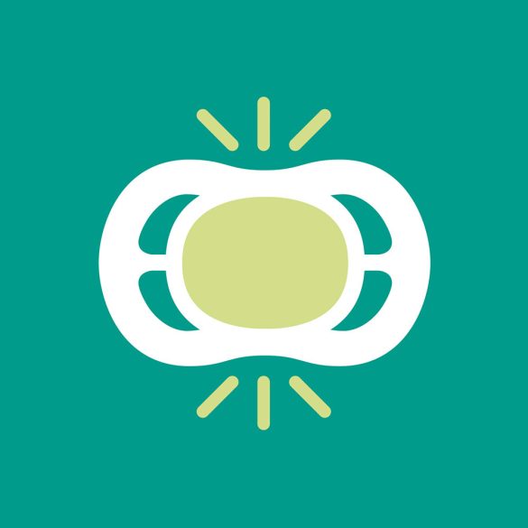 Philips AVENT játszócumi Ultra Start éjszakai 0-2hó lányos 2db