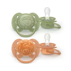 Philips AVENT játszócumi Ultrasoft kacsa 18hó fiús 2db