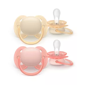 Philips AVENT játszócumi Ultrasoft neutral 0-6hó lányos 2db